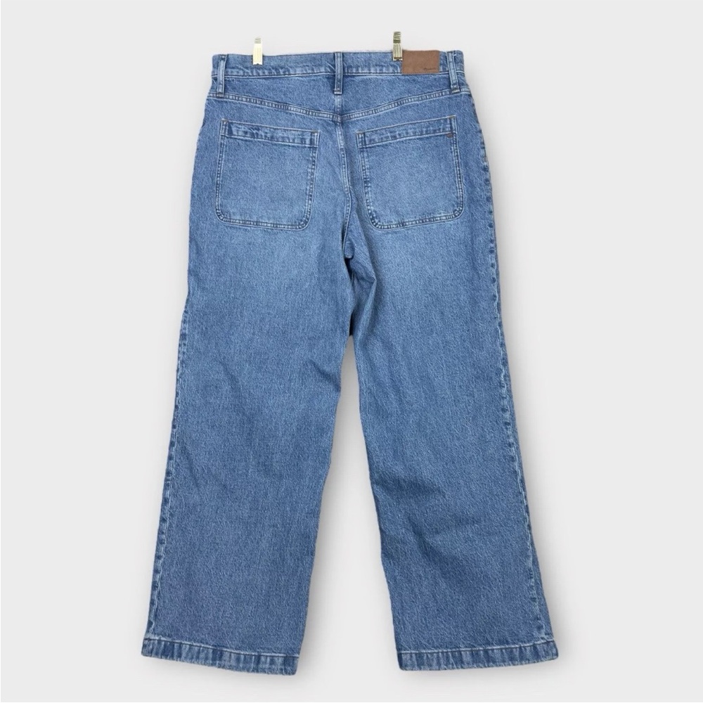 Madewell The Perfect Vintage Wide Leg Jeans Womens 32 Fit 34x31 Blue Denim Baggy - Picture 5 of 15